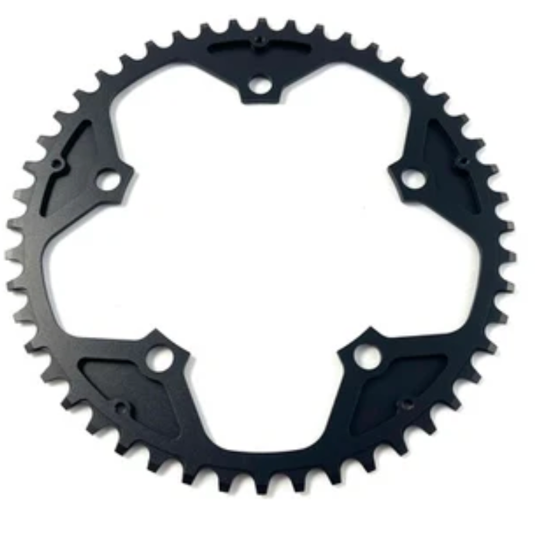 H&H 48T chainring + chainguard.